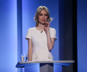 Magdalena Ogórek. Zobacz jak ubrała się na Debatę!