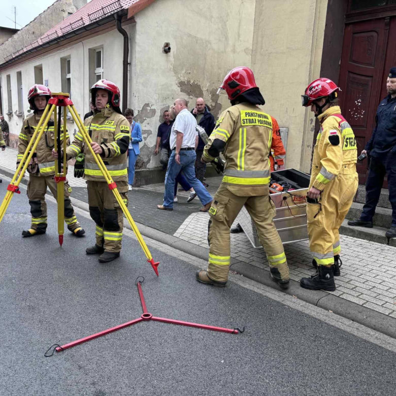 Zawaliła się kamienica w Wągrowcu