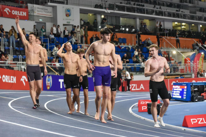 Halowe mistrzostwa Polski w Kujawsko-Pomorskiej Arenie Toruń. Zdjęcia kibiców i zawodników