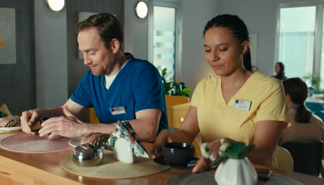 Na dobre i na złe odc. 988. Maria (Sylwia Achu), Michał (Mateusz Janicki)