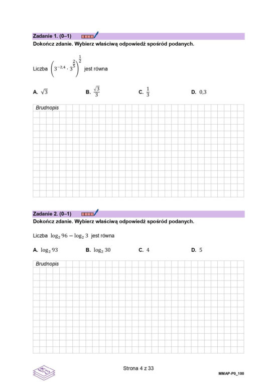 Matura próbna z matematyki 2023 - arkusz CKE