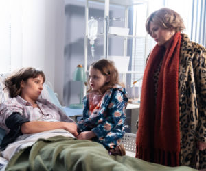 Na dobre i na złe odc. 841. Rita (Laura Pajor), Mała Helenka (Maja Burzyńska), Lucyna Sikorka (Anna Samusionek)