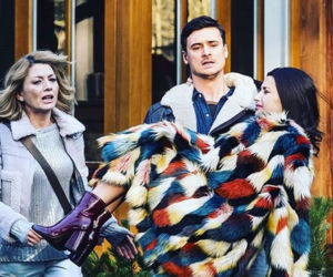 W rytmie serca 2 sezon. Alex (Julia Wieniawa), Adam (Mateusz Damięcki), Katrin (Edyta Olszówka)