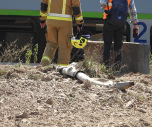Wstrząsające zdjęcia z katastrofy kolejowej na Mazowszu