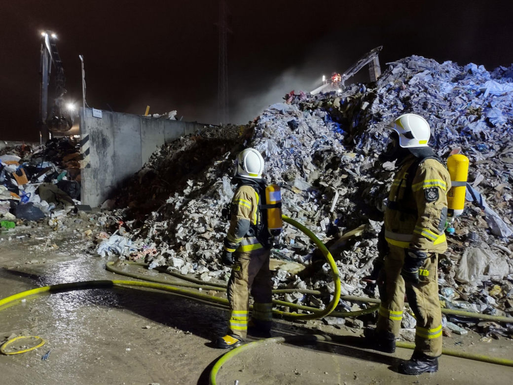 Pożar przy Metalurgicznej w Lublinie