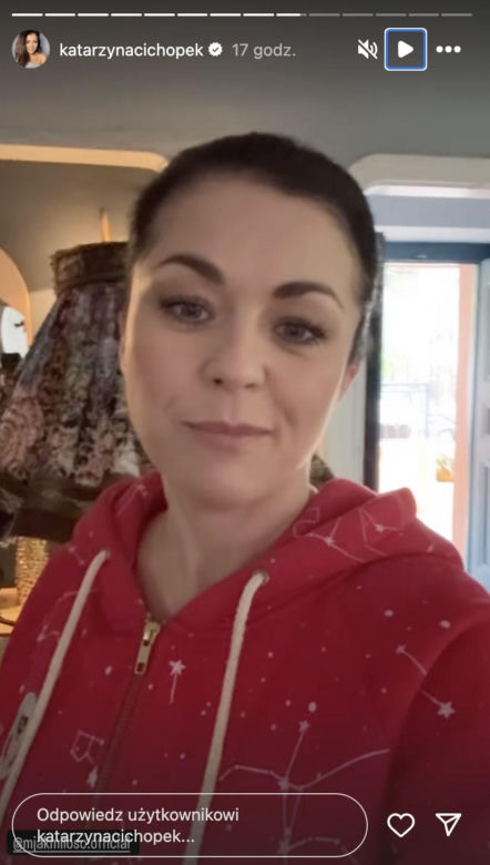M jak miłość po wakacjach. Kinga (Katarzyna Cichopek) na planie