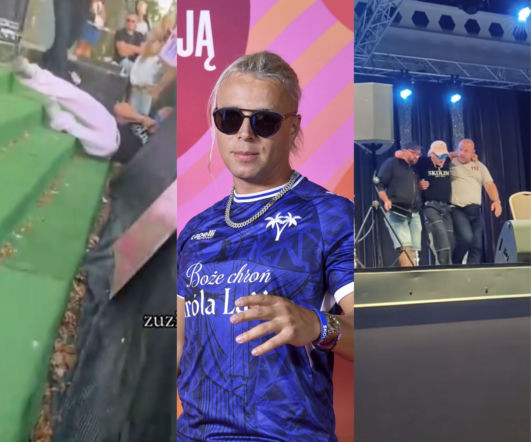 Skolim spadł ze sceny, po czym zszokował wszystkich. Są nagrania, a fani coraz bardziej się martwią - WIDEO