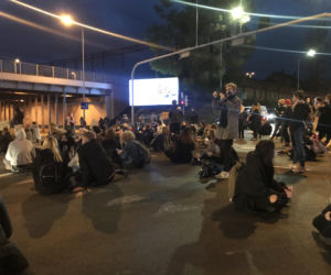 Protest kobiet w Katowicach! Karetka na sygnale jechała wprost na uczestników