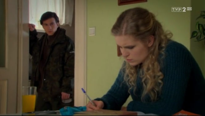 M jak miłość odc. 1148. Natalka (Marcjanna Lelek), Franek Zarzycki (Piotr Nerlewski)