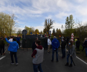 Protest na granicy polsko-niemieckiej w Rosówku
