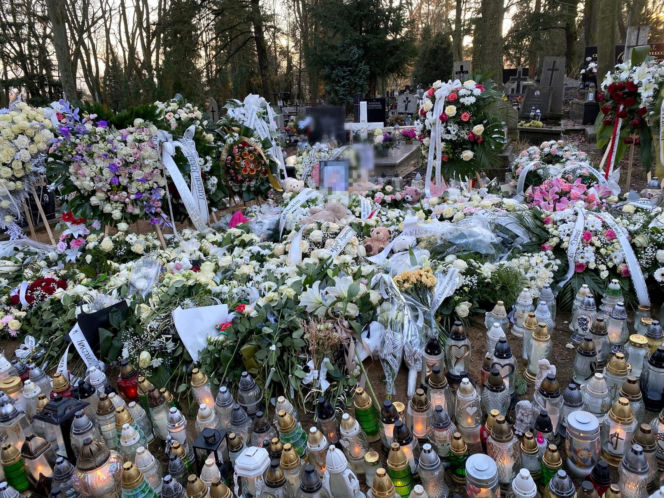 Grób zamordowanej Danusi