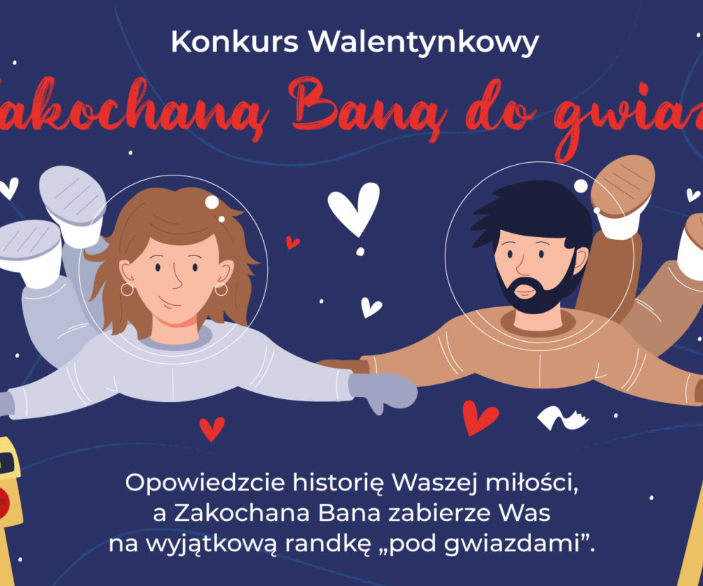 Tramawaje Śląskie zapraszają na walentynkowy konkurs „Zakochaną Baną do gwiazd”
