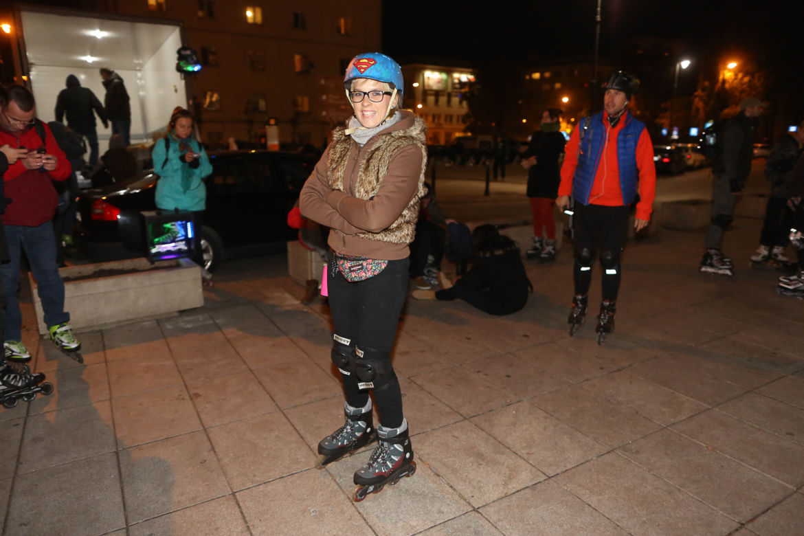 Nightskating po Warszawie
