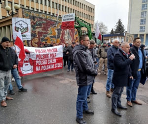 Rolnicy z regionu Siedleckiego protestowali w Siedlcach. Wygłosili apel do Prezydenta RP