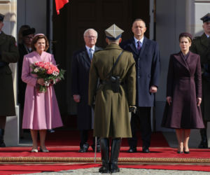 Marta Nawrocka, Karol Nawrocki, król Karol XVI Gustaw, królowa Sylwia