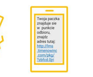 podejrzane smsy od kurierów