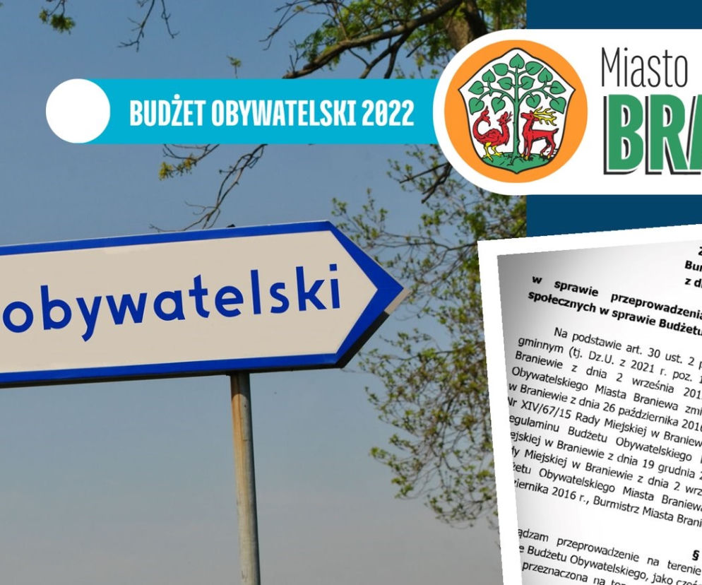  Miasto czeka na propozycje do Budżetu Obywatelskiego Braniewa na rok 2022