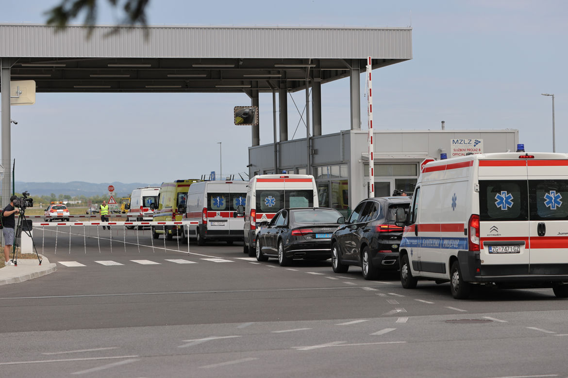 Transportują rannych pacjentów do Polski. Pierwsze zdjęcia z Zagrzebia