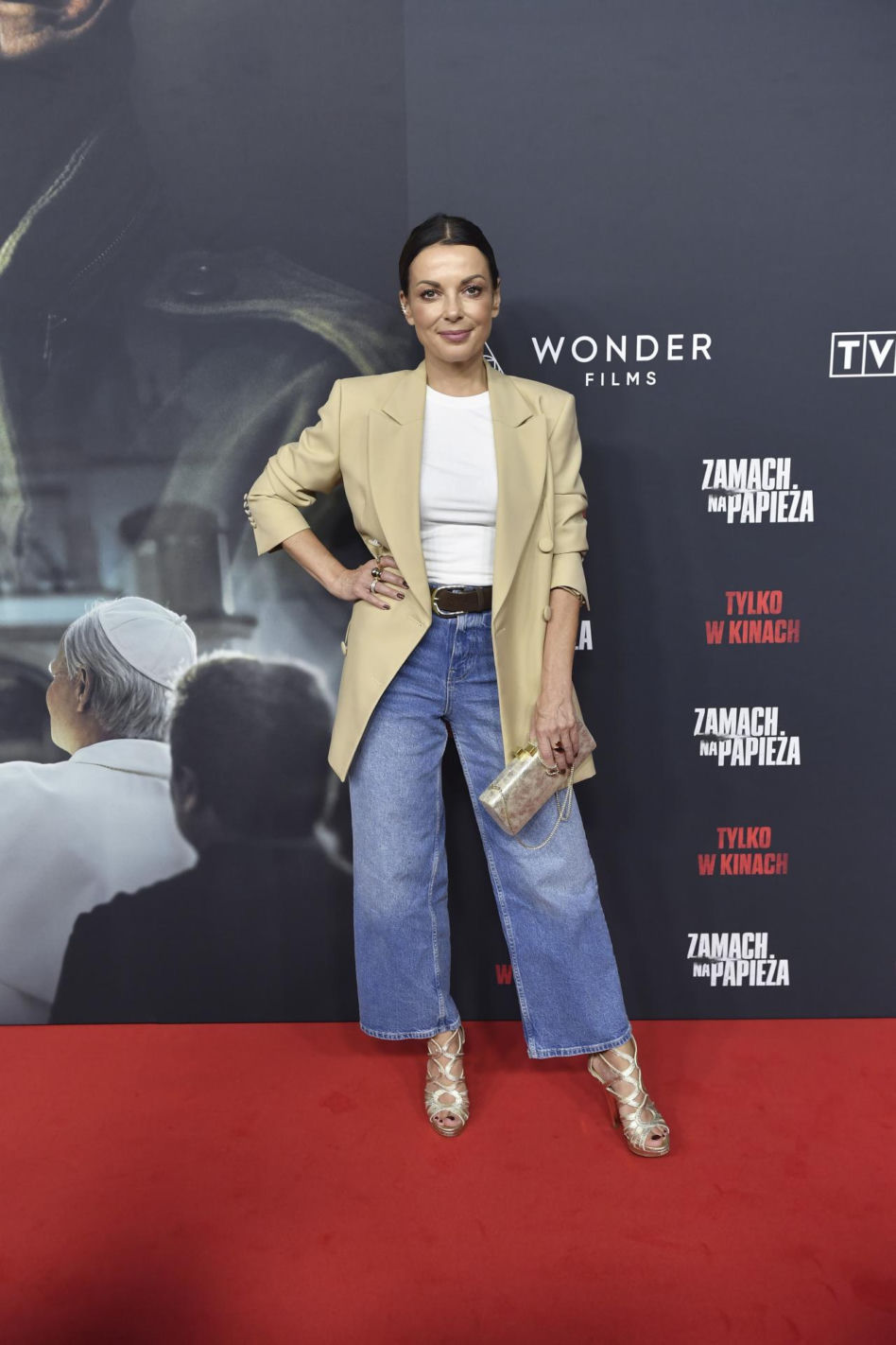 Gwiazdy na premierze filmu "Zamach na papieża" Władysława Pasikowskiego