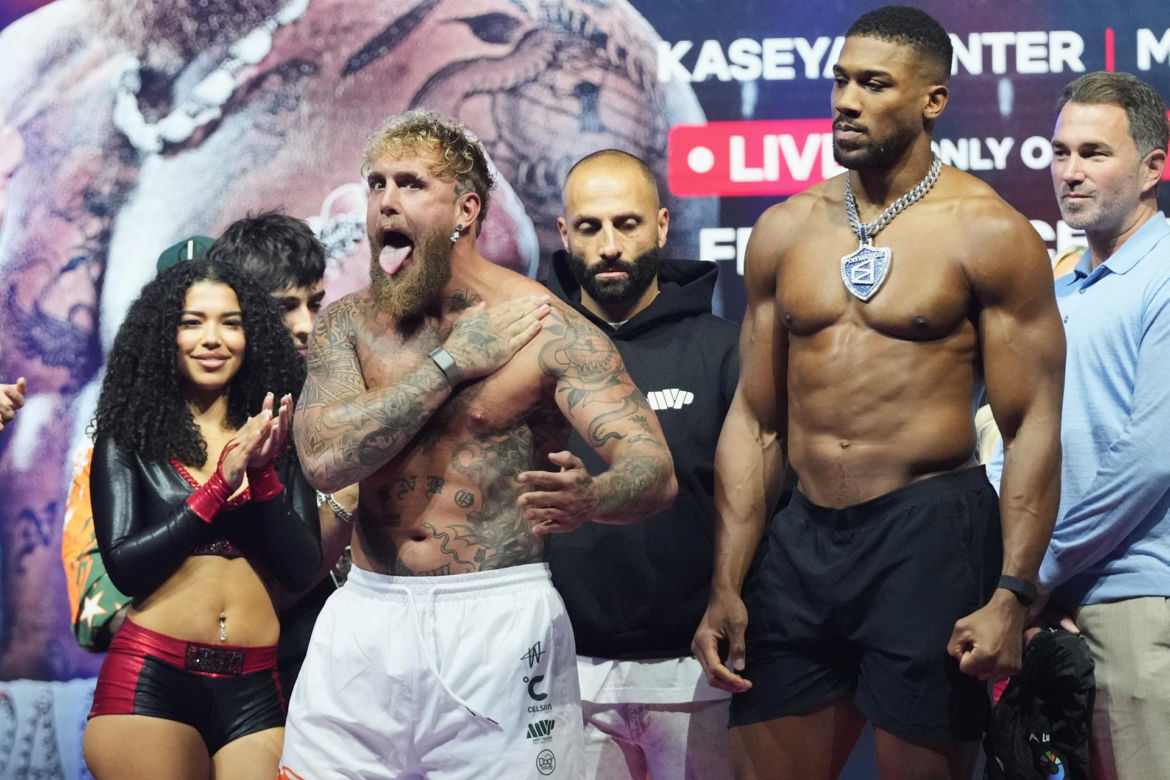 Anthony Joshua Jake Paul