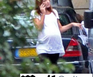Carla Bruni w ciąży