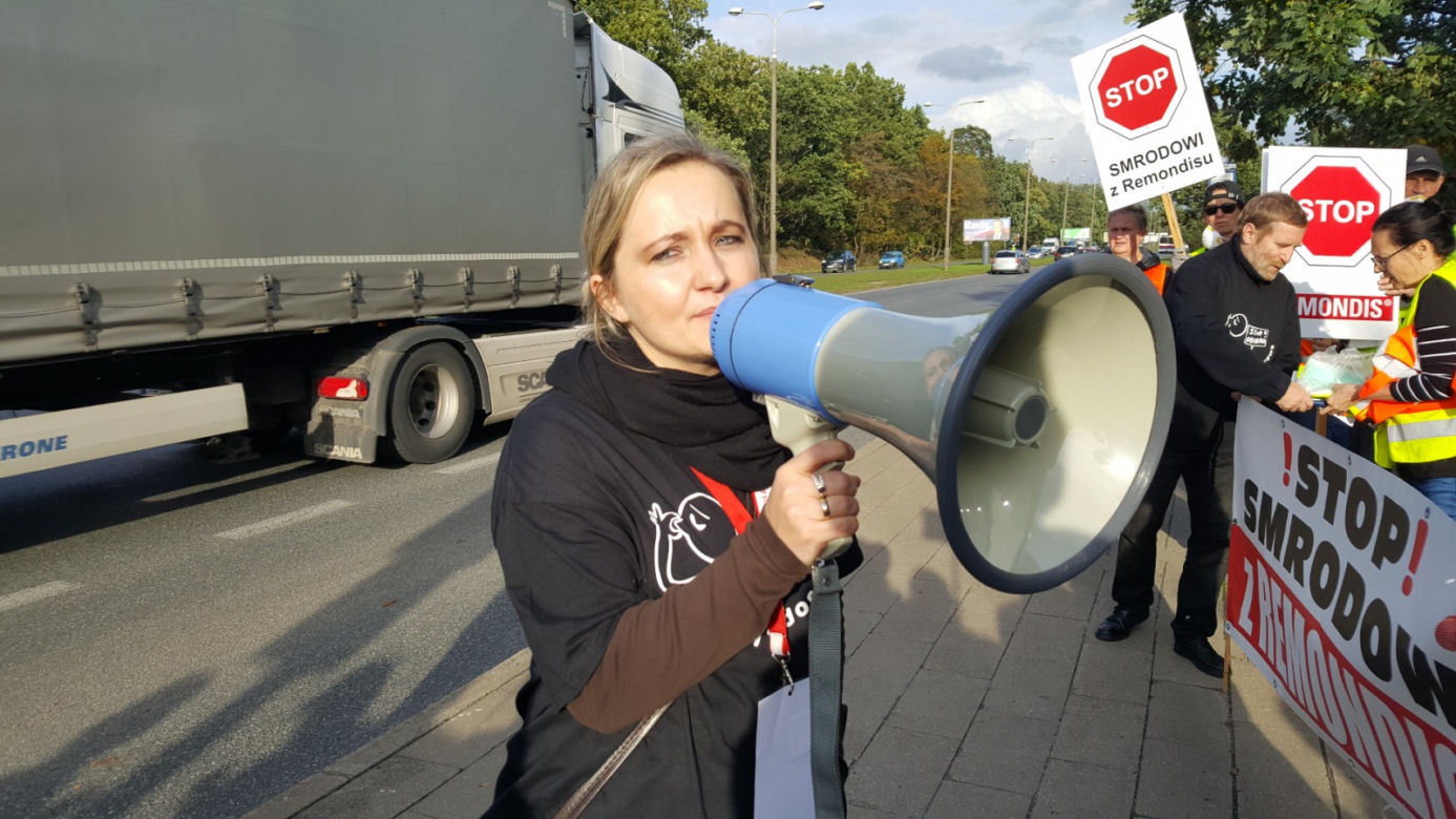 Mieszkańcy Siernieczka zablokowali ul. Fordońską