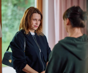 Na Wspólnej, odc. 4310. Ewelina Kalska (Marta Malikowska), Weronika (Renata Dancewicz)