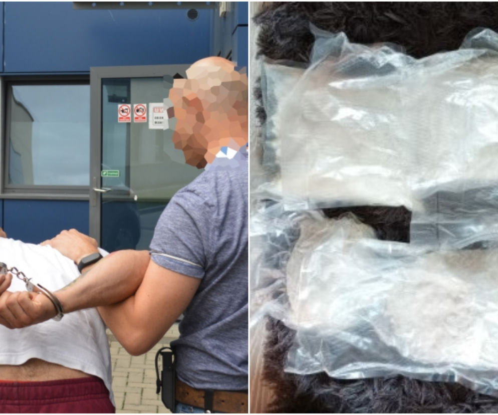 Płock. Kradziony nissan i 9 kg narkotyków! Ślady prowadziły do Wielkopolski