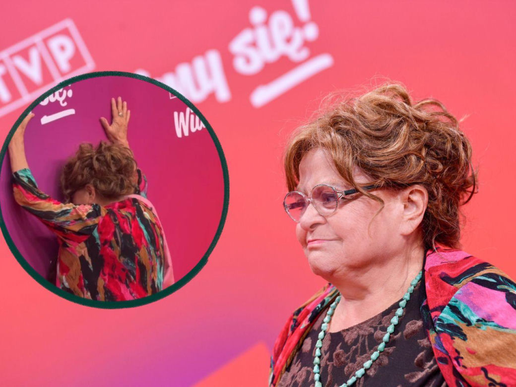 Grażyna Zielińska szaleje na ściance