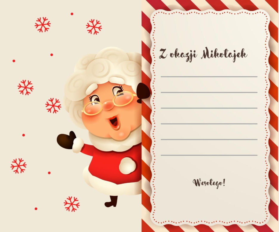 Kartka na Mikołajki