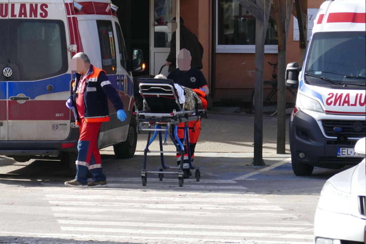 Zgierz. Brutalny atak na pacjentkę szpitala. Podejrzany to jej były partner [ZDJĘCIA]