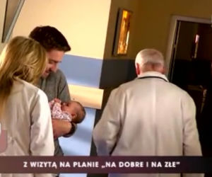 Pytanie na śniadanie. Kamilla Baar i Marcin Rogacewicz na planie Na dobre i na złe