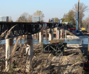 Remont mostu w Ostrowie - listopad 2020