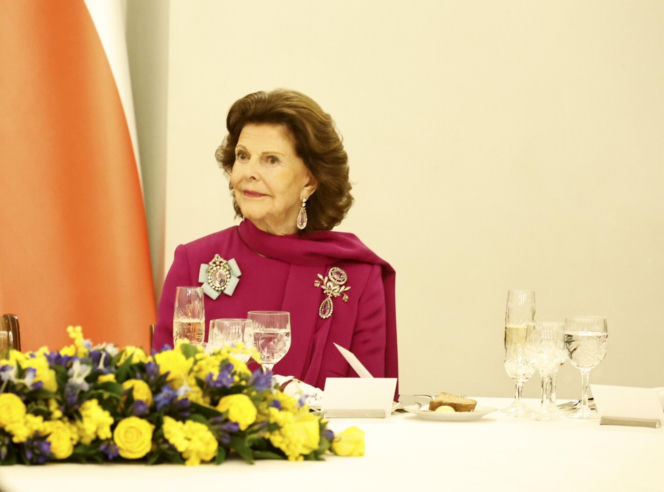 Obiad na cześć szwedzkiej pary królewskiej