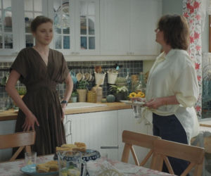 M jak miłość, odcinek 1894. Marysia (Małgorzata Pieńkowska), Natalka (Dominika Suchecka)