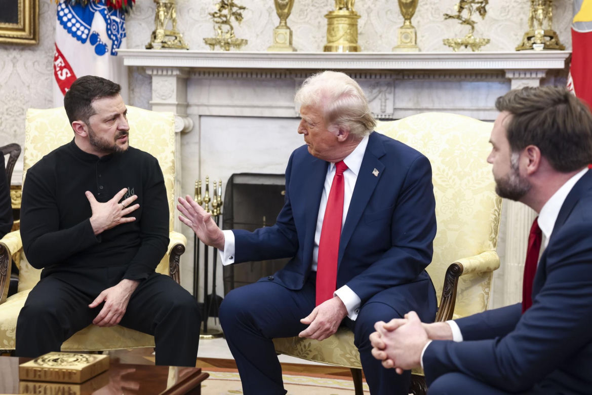 Wołodymyr Zełenski i Donald Trump. Spotkanie w Waszyngtonie