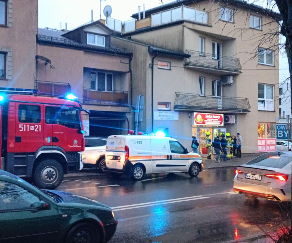 Mińsk Mazowiecki: zatrucie czadem i ewakuacja mieszkańców budynku