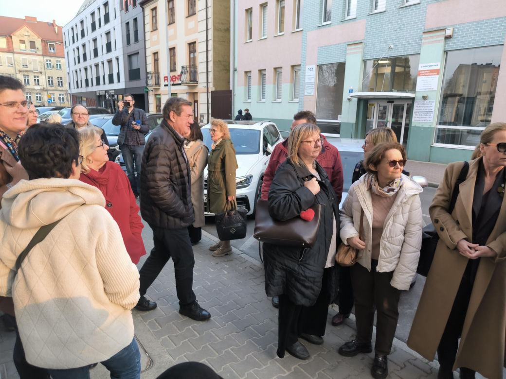 Pikieta Lekarzy w Lesznie