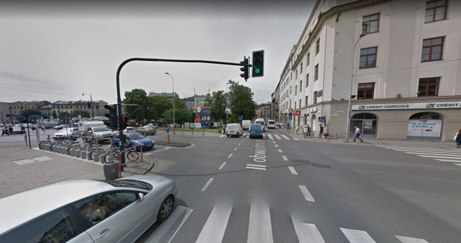 Skrzyżowanie ATW z ul. Prądnicką i Długą