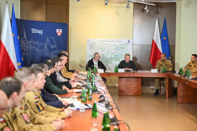 Atak zimy w Elblągu