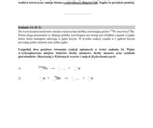 Matura 2020: Fizyka - poziom rozszerzony - ARKUSZE CKE 