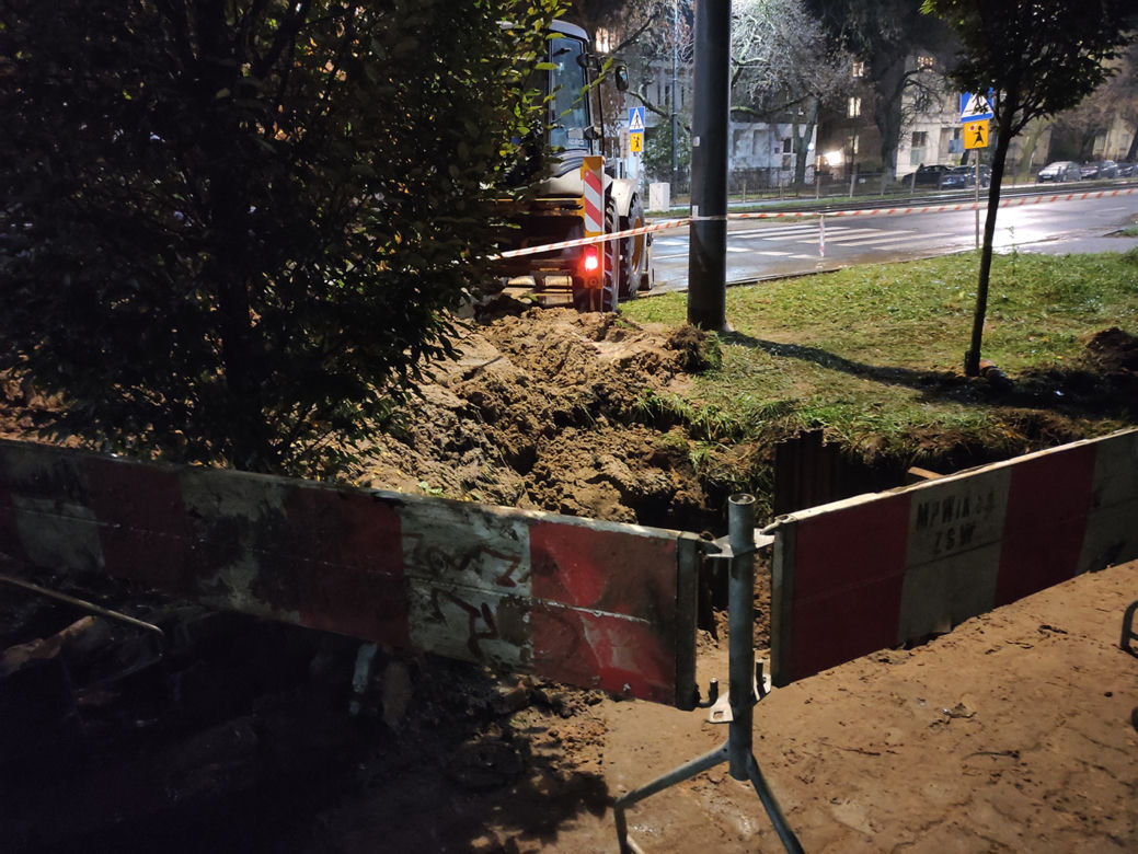 Ogromna awaria pod domem prezesa Kaczyńskiego