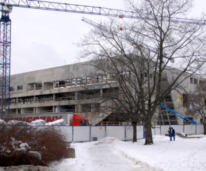 Budowa Muzeum Historii Żydów Polskich (grudzień 2010)