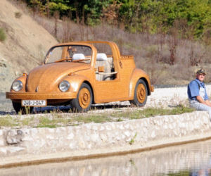 Drewniany Volkswagen Garbus