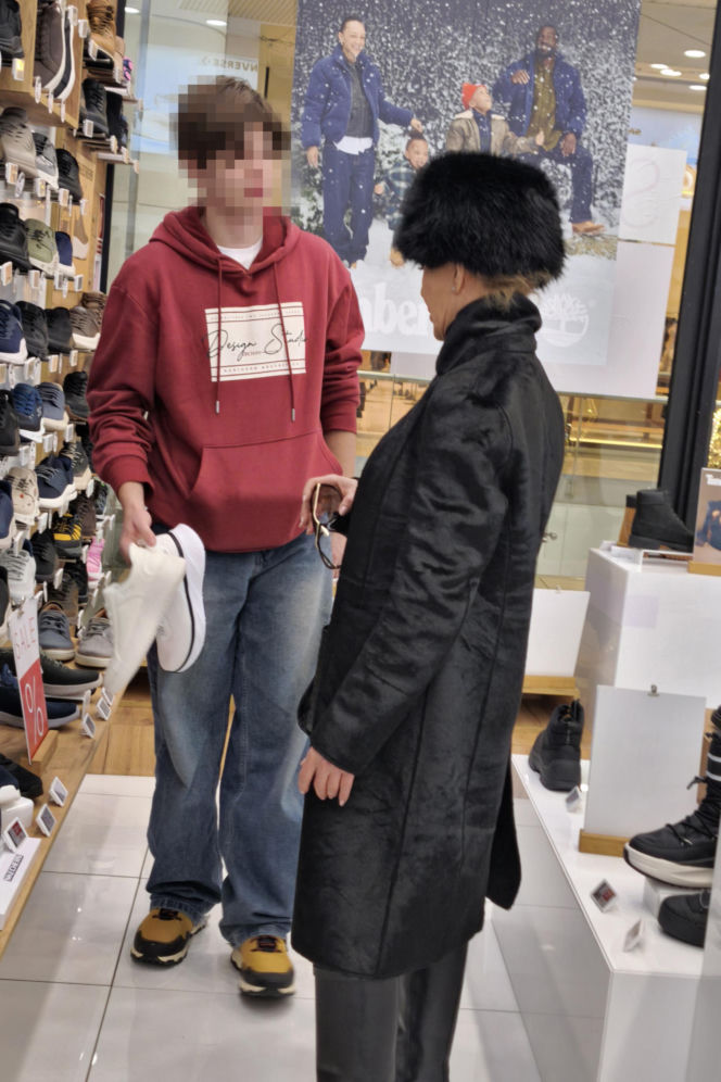 Joanna Racewicz na zakupach