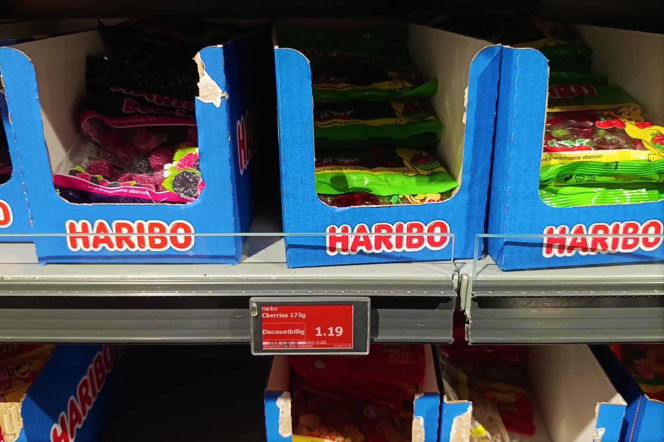 Żelki Haribo w polskich i niemieckich sklepach