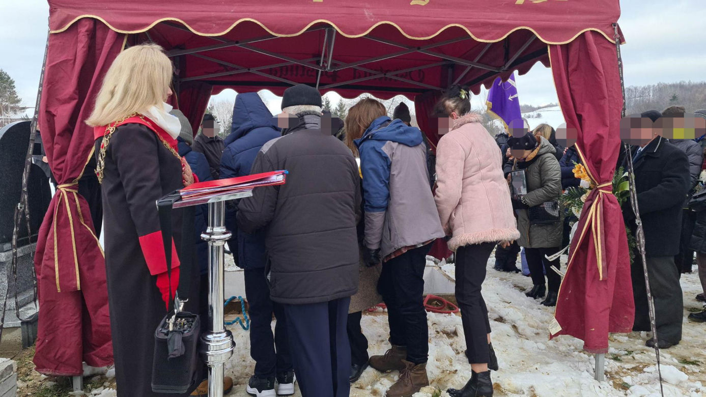 Poruszające słowa brata na pogrzebie żołnierza, który zginął w Ukrainie