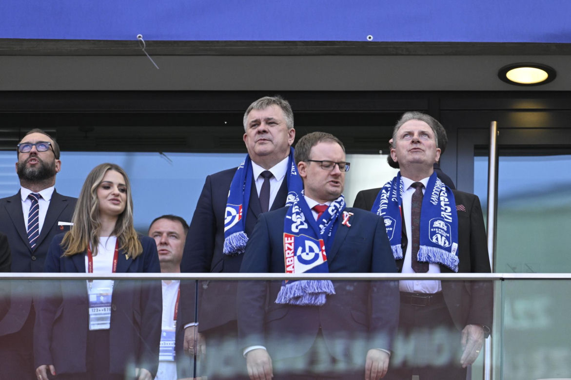 Puchar Polski pomiędzy Górnikiem Zabrze i Rakowem Częstochowa na PGE Narodowym w Warszawie
