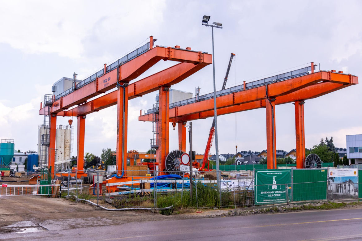 Budowa metra M2 – stacja metro Karolin