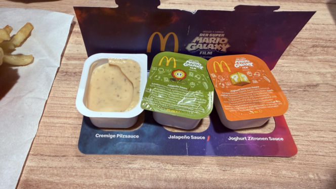 Zestaw Super Mario McDonald's w Niemczech